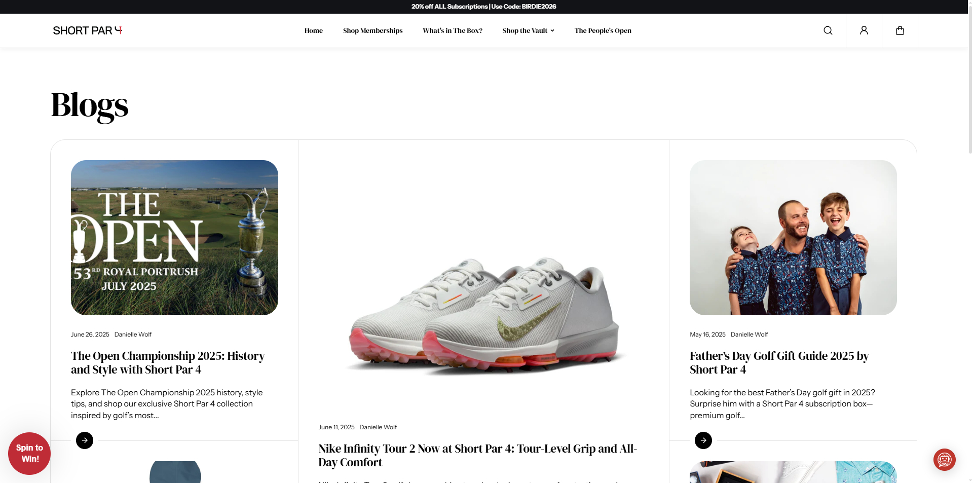 Short Par 4 Promo Code